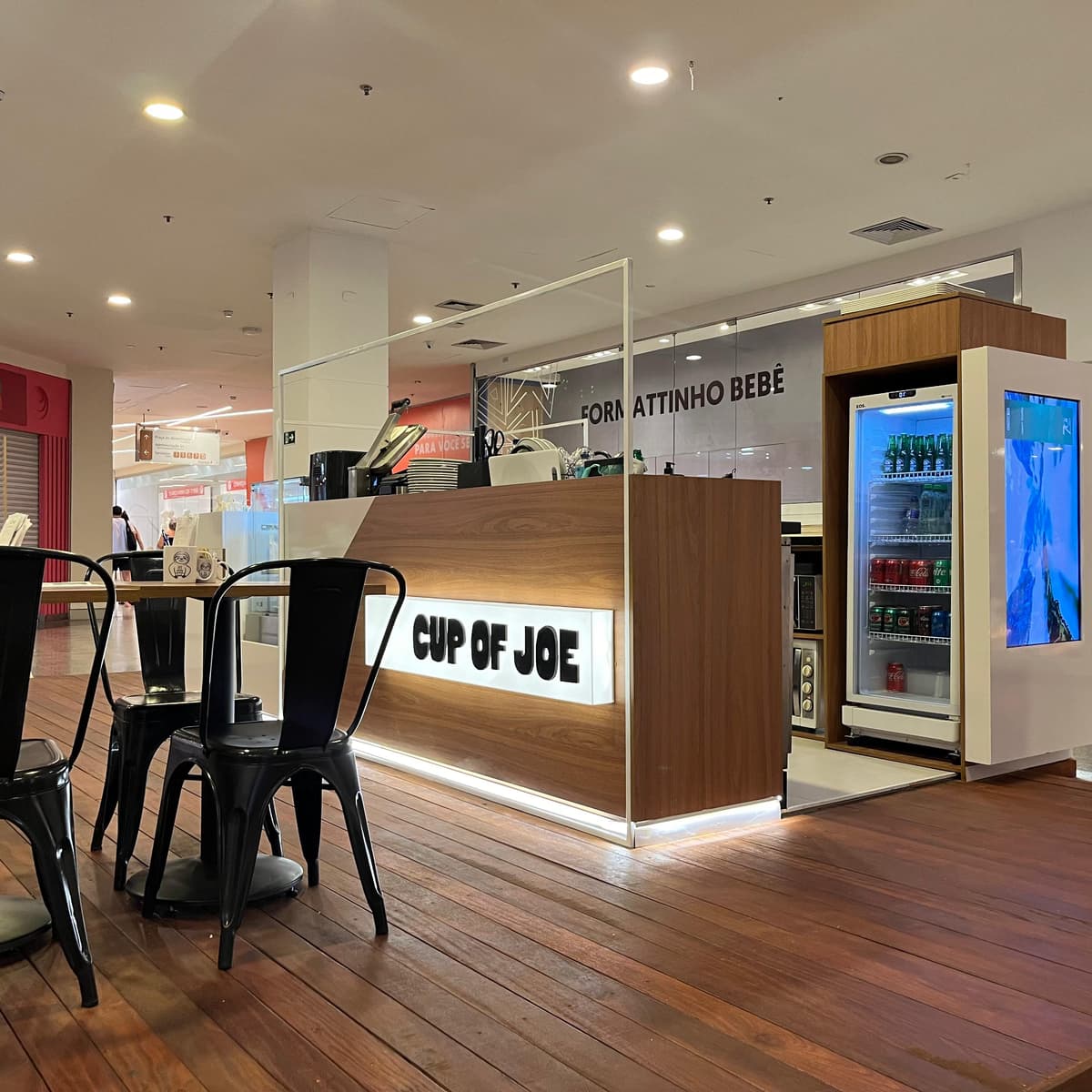 Imagem de interna da loja cup of joe