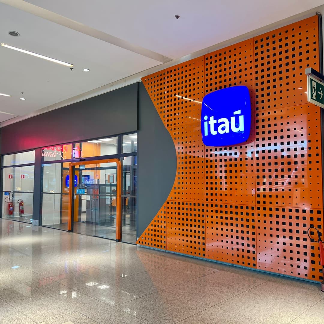 Logo da loja banco itau