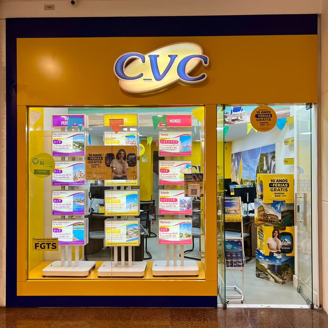 Logo da loja cvc