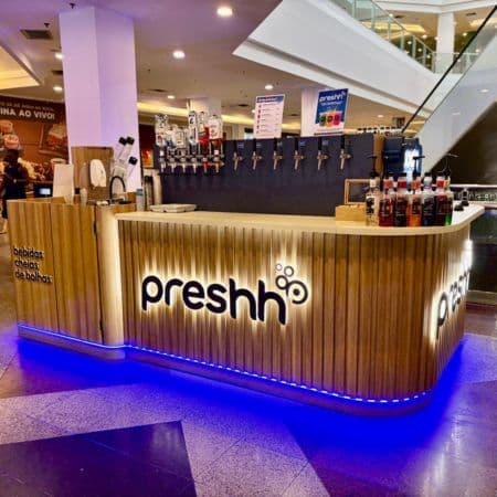 Imagem de interna da loja preshh