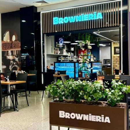 Imagem de interna da loja brownieria