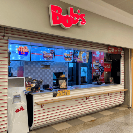 Logo da loja bob´s