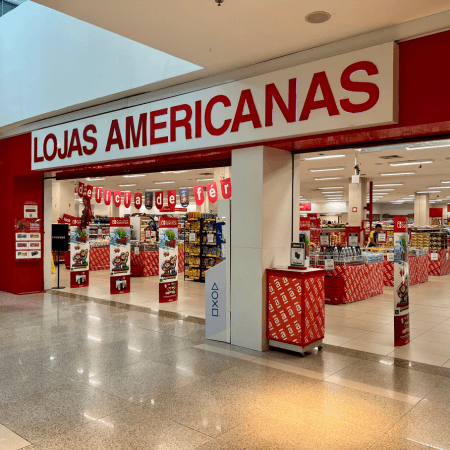 Imagem de interna da loja lojas americanas