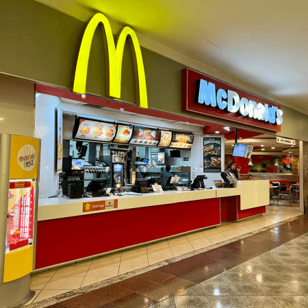 Logo da loja mc donald´s