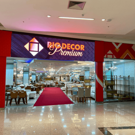 Imagem de interna da loja rio decor