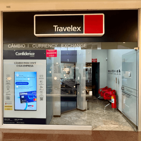 Logo da loja travelex confidence câmbio