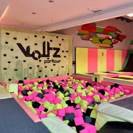 Imagem de interna da loja voltz parkour 