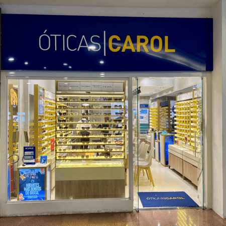 Logo da loja oticas carol