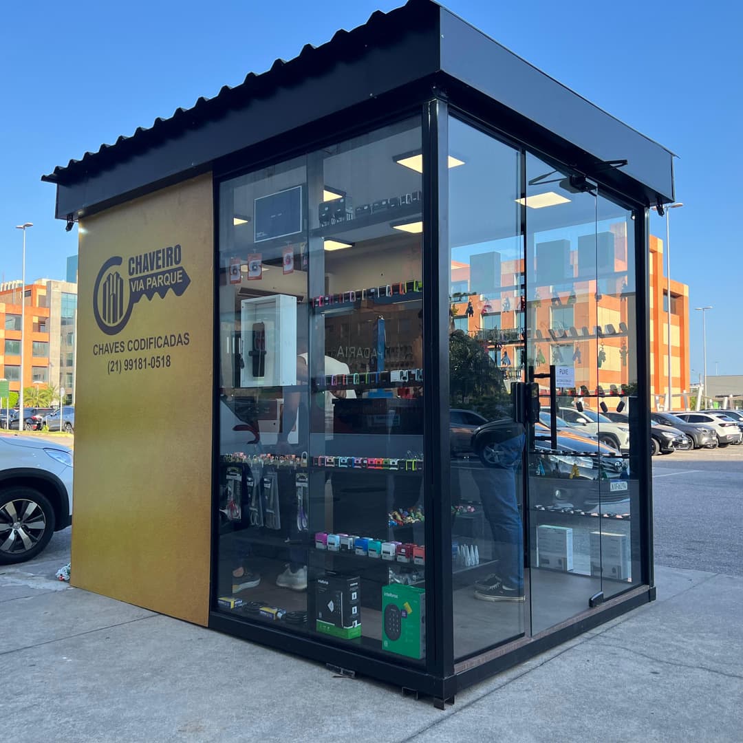 Logo da loja chaveiro via parque