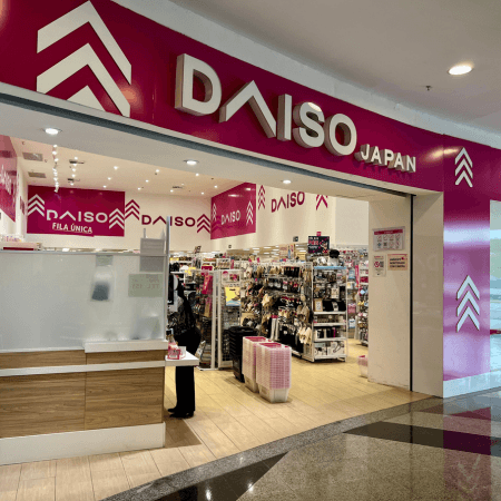 Logo da loja daiso japan