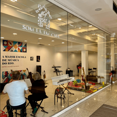 Logo da loja som lá em casa