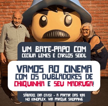 Chaves: Encontro com Dubladores no Via Parque Shopping