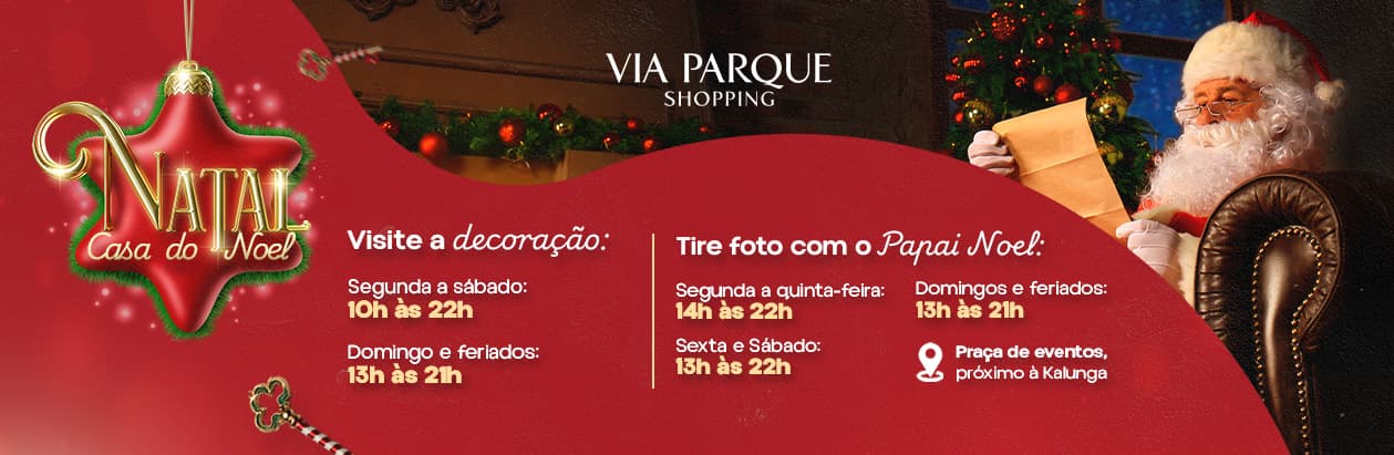 Banner do evento Decoração de Natal